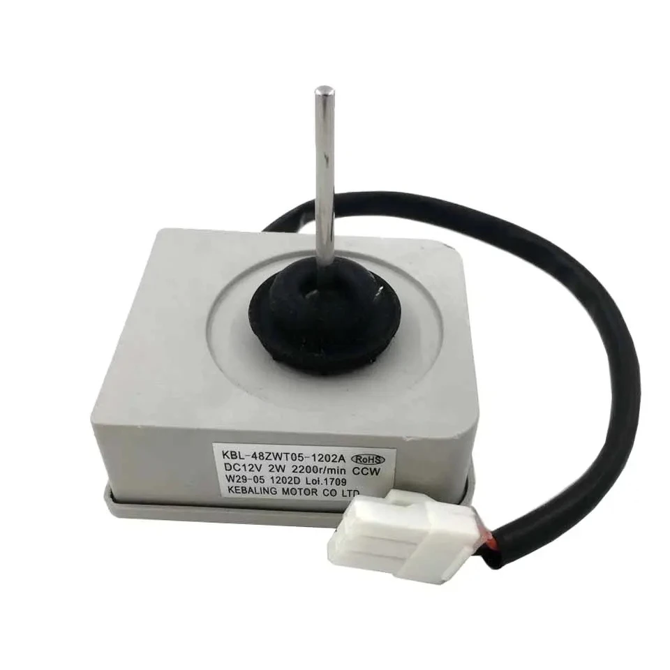 

Новый хороший рабочий двигатель вентилятора вентиляции холодильника KBL-48ZWT05-1202A DC 12 В KBL-48ZWTO5-1202A обратный поворотный двигатель