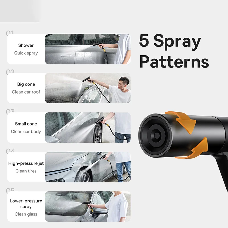 Car cleaning water, nozzle cleaning, household garden cleaning, car cleaning accessories