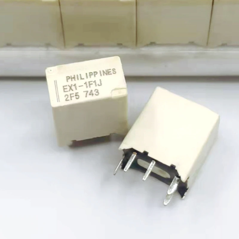 

（Brand New Original）10pcs/lot 100% original genuine relay:EX1-1F1J 5pins Automotive on-board circuit board relay EX1-2U1J