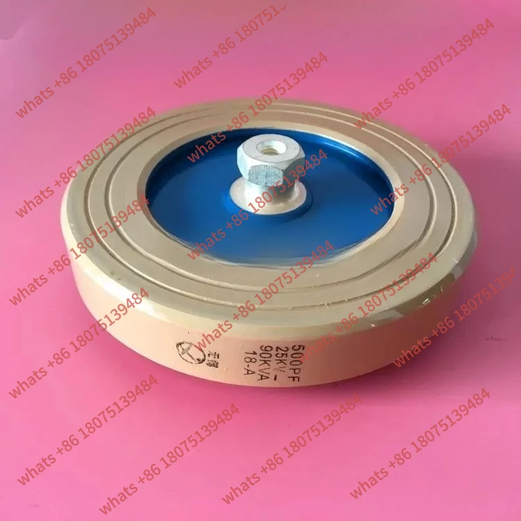 

CCG81-6 500PF 25KV 125KVA High Frequency Machine High Voltage High Power Ceramic Ceramic Dielectric Capacitor