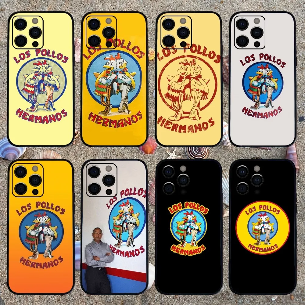 Los Pollos H-Hermanos chicken  Phone Case For iPhone 11 12 13 Mini 13 14 15 Pro XS Max X 8 Plus SE XR Shell