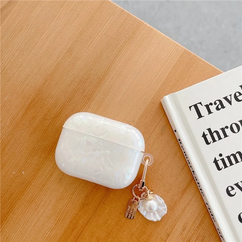 Luxury Girls Pearl Case For Airpods 3 Pro 2 1 Case For AirPods Pro 2 USB C 3 Case Cover For Airpods3 With Keychain Earphone Box