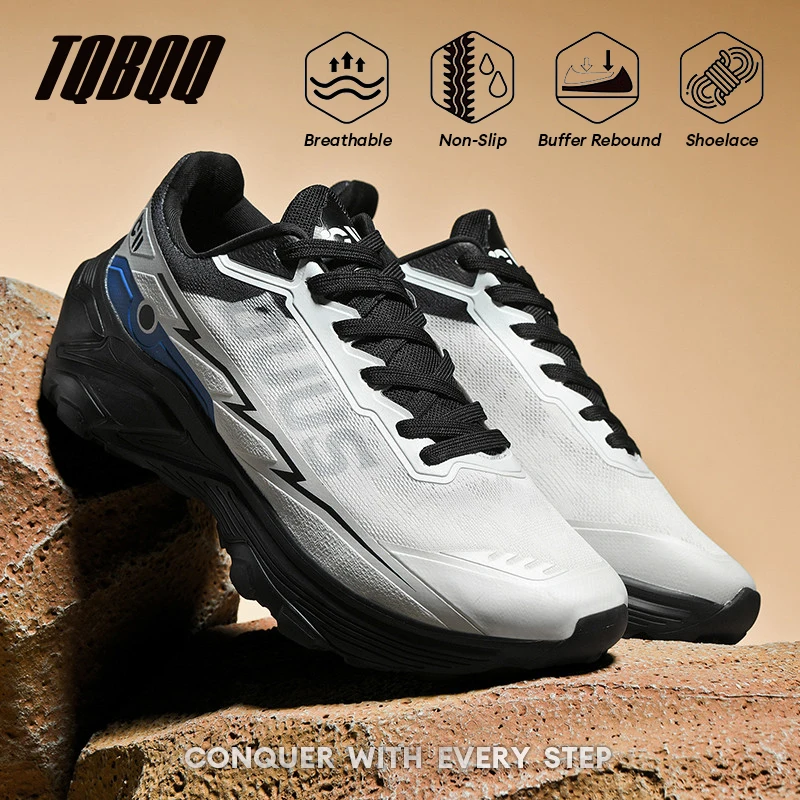 

Long Distance Running Shoes Outdoor Hiking Sports Shoes Shock Absorption Anti Slip Breathable Low Cut Off-Road Running shoes