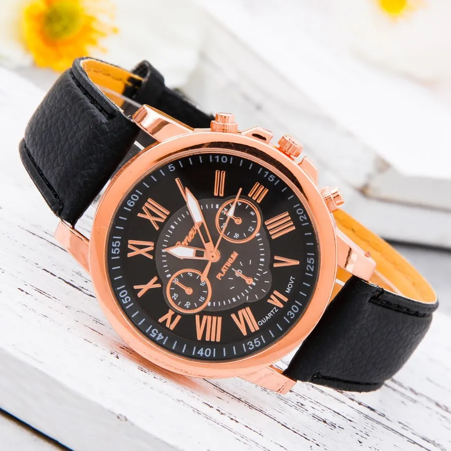 

Женские повседневные роскошные кварцевые часы | Элегантные женские наручные часы с кожаным ремешком, водонепроницаемые, ультратонкие, цвета розового золота, от ведущего бренда