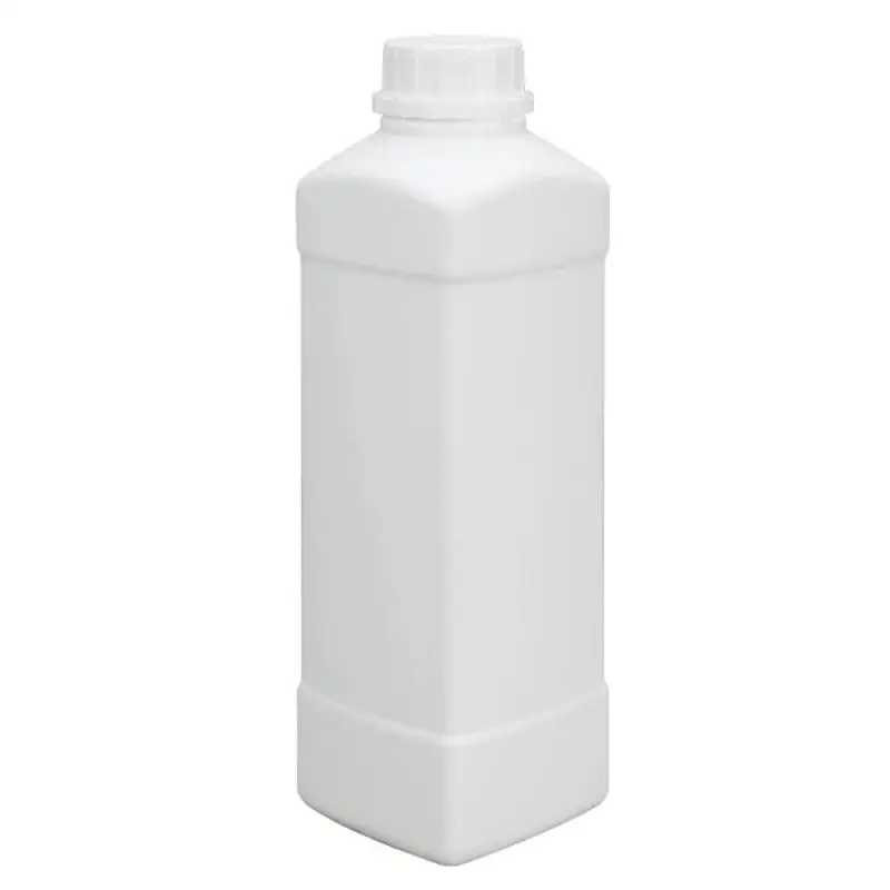 Empty Square plastic bottle with lid Food Grade HDPE container shampoo Lotion paint refillable bottle