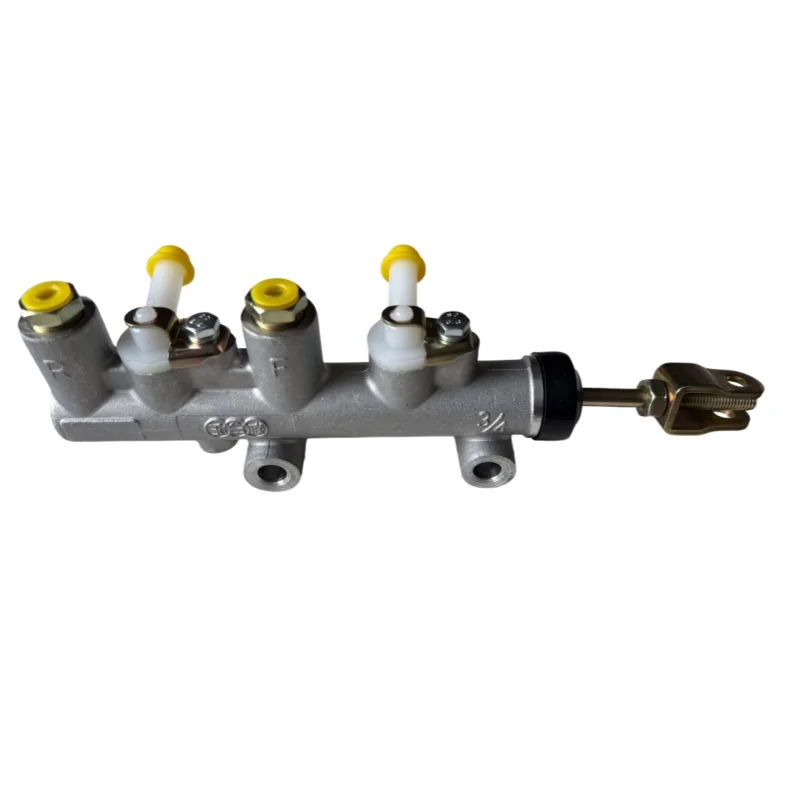 Electric four-wheel sightseeing vehicle, patrol vehicle, golf cart, adjustable brake and clutch master cylinder parts