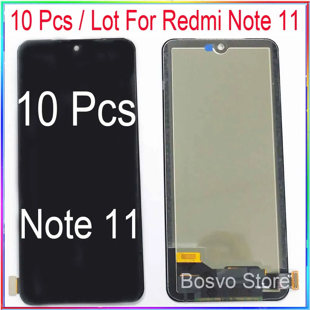 Wholesale 10 Pieces/Lot For Xiaomi Redmi Note 11 LCD screen display with touch assembly for Redmi Note 11S