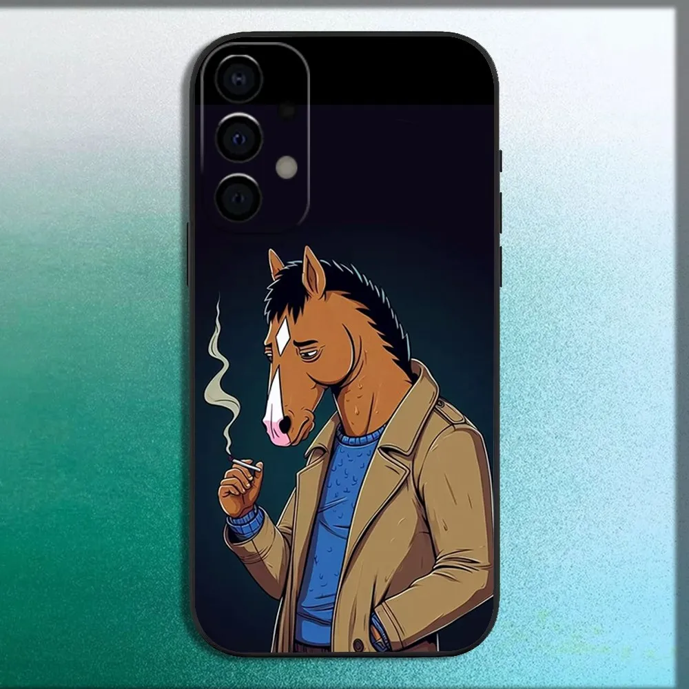 Cool B-Bojack H-Horseman Phone Case For Samsung Galaxy A13,A21s,A22,A31,A32,A52,A53,A71,A80,A91 Soft Black Cover