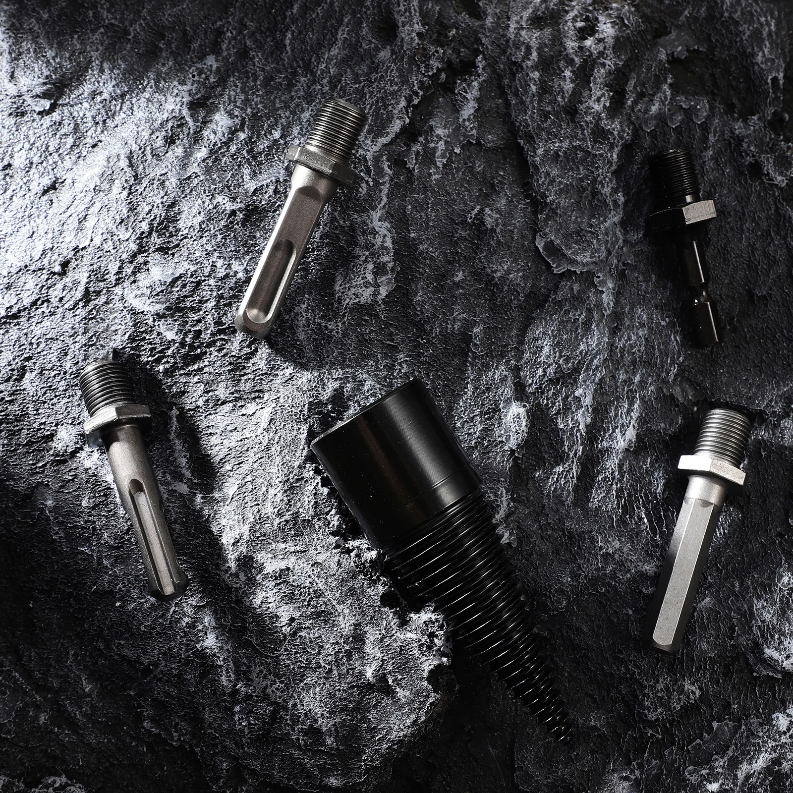 5Pcs Wood Splitting Drill Bit Hardening High Hardness Wear Resistant Durable Firewood Log Splitter Cone Screw Driver