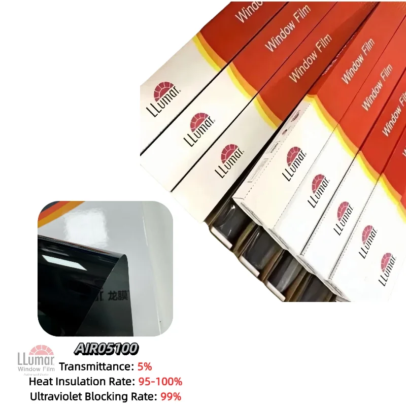 فيلم نافذة PET VLT05.VLT35.VLT80% USA LLumar العزل الحراري فيلم الطاقة الشمسية السيارات المضادة للوهج العزل الحراري #1