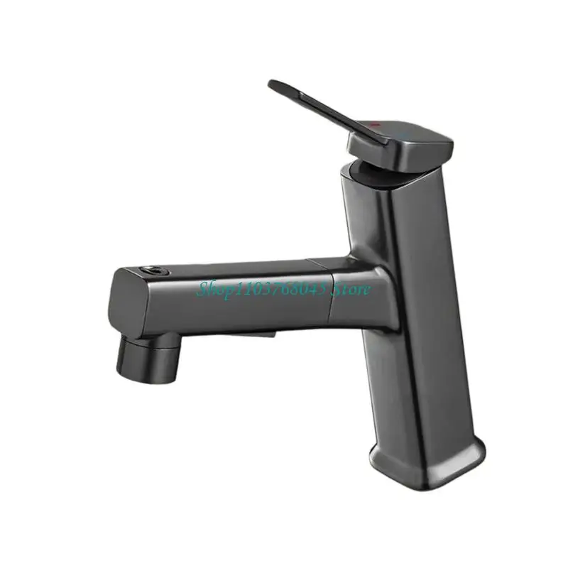 

R53F латун с одной ручкой горячей и холодной водной микшер Вытягивает смеситель для ванной комнаты