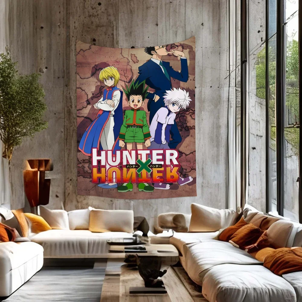 Anime Hunter X Hunte Hanging Bohemian Tapestry Indian Buddha Wall Decoration Witchcraft Bohemian Hippie Cheap Hippie Hanging