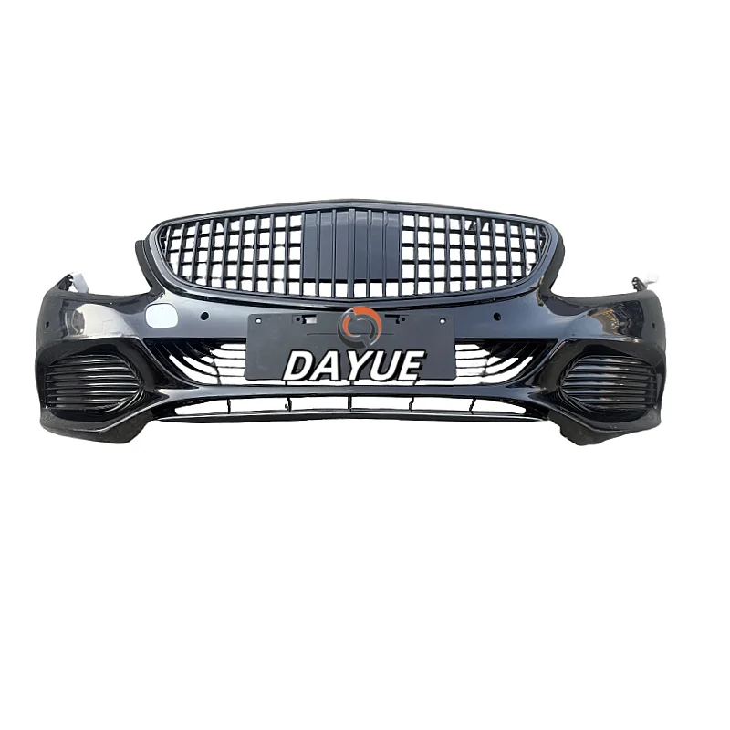 

Modification High Quality Front Bumper for Mercedes Benz C-series 205 205 Bumper Surround All Black Grille Used Conditio