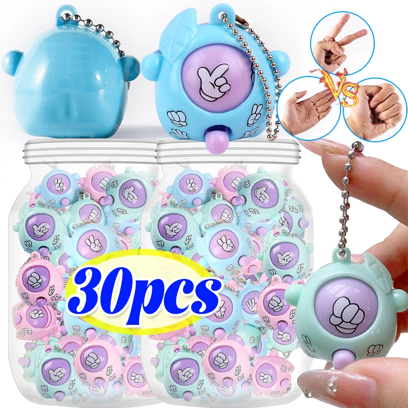 Chaveiro Mini Ovos de Adivinhação Divertidos, Lembrancinhas de Festa de Aniversário Infantil, Presente para Convidados, Jogo de Pedra, Papel, Tesoura, Enchimento de Piñata, Presente de Chaveiro