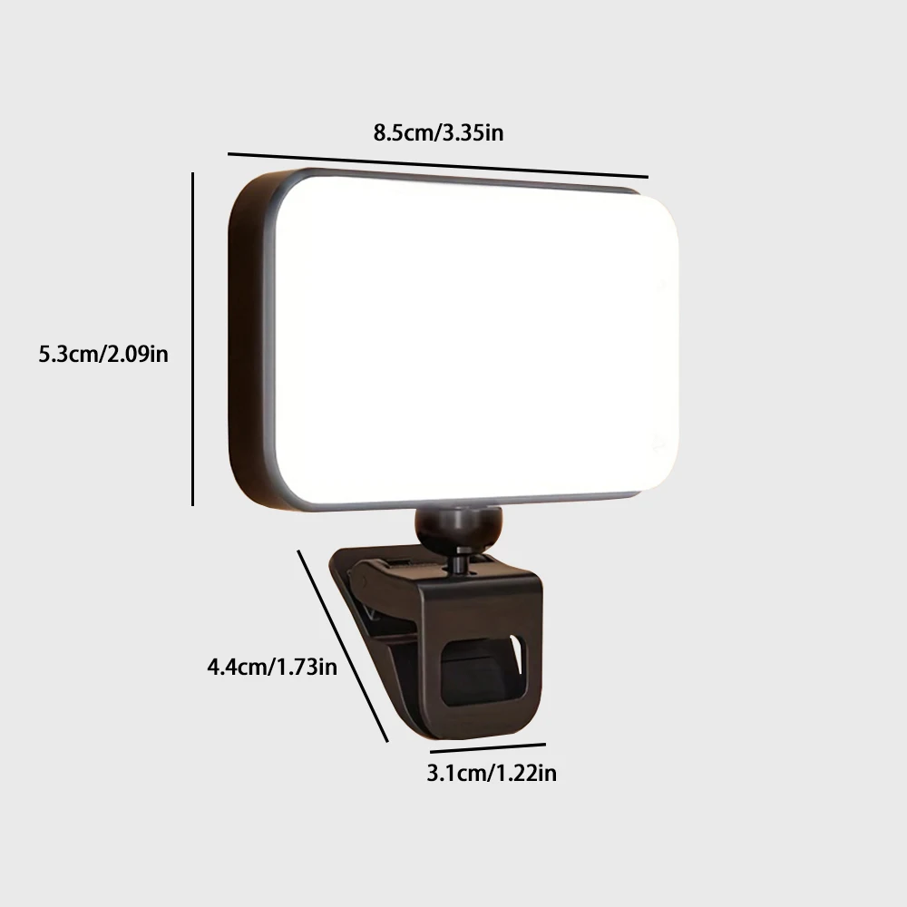 جيب LED ضوء السيلفي آيفون باد الهاتف المحمول الكمبيوتر المحمول كليب فلاش ملء فيديو صور Ringlight التصوير مصباح