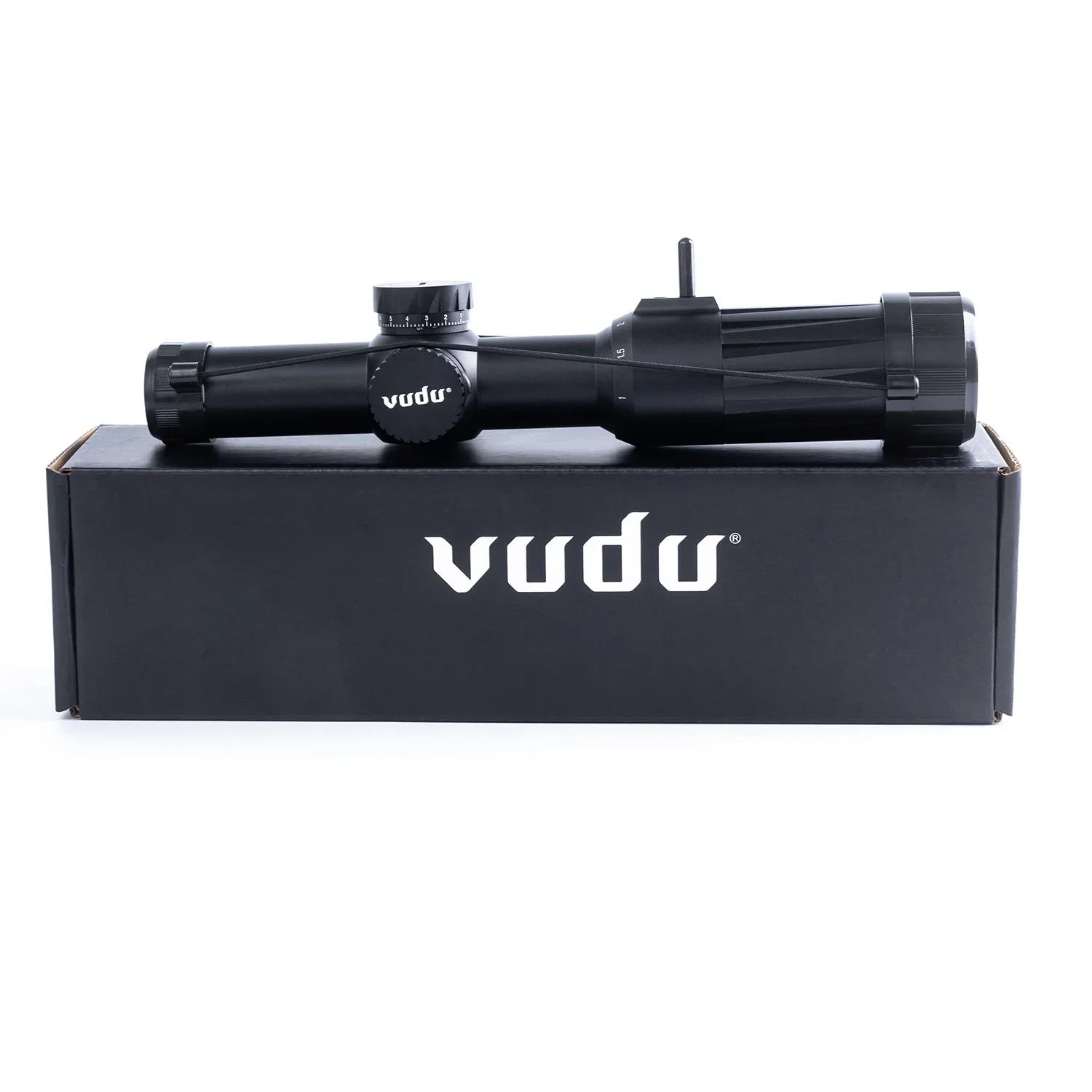 

VUDU Scope FFP LPVO SR1 Reticle 1-6x24MM Rifle Scope FFP 30mm Tube Reticle MRAD BK Maintube Black with Full Original Markings
