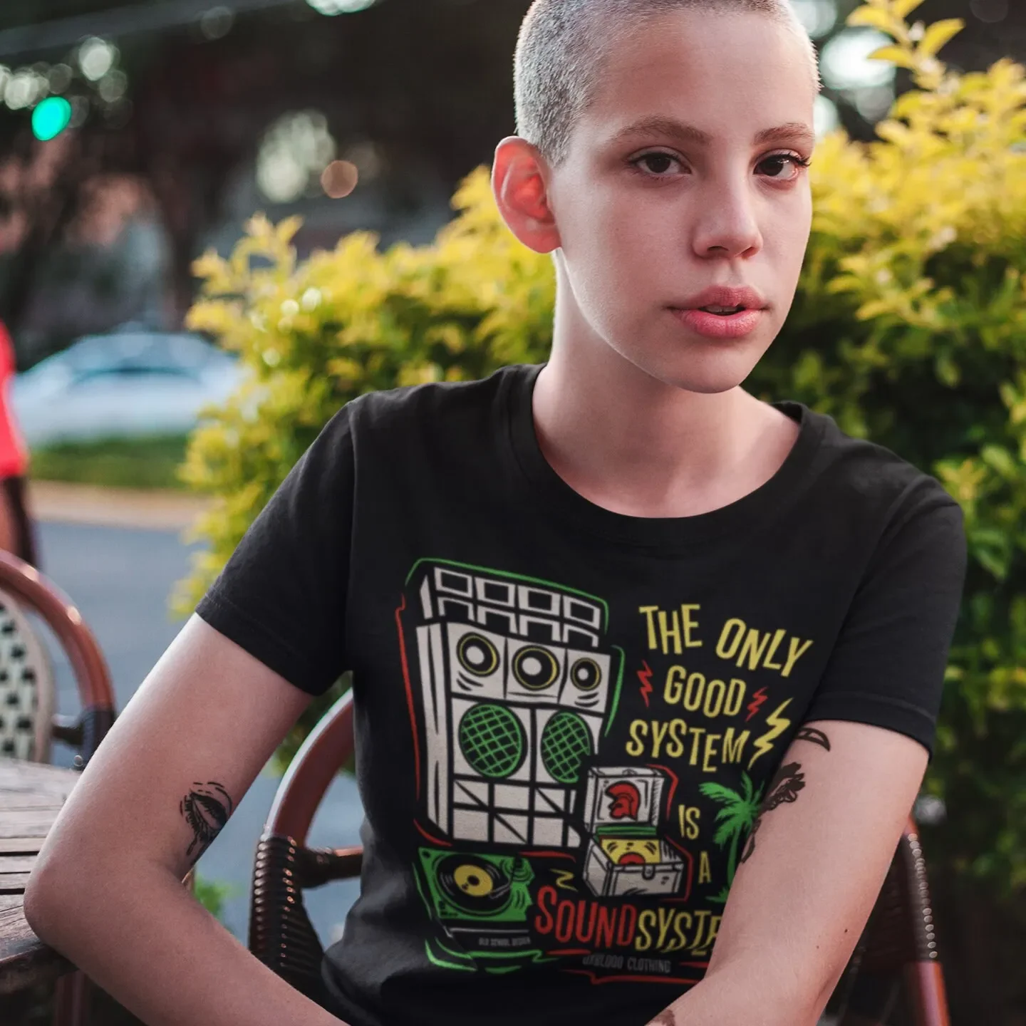 Women's The Only Good System is a Sound T Shirt Dub Ska Reggae Rocksteady Old School Design x Oxblood Clothing