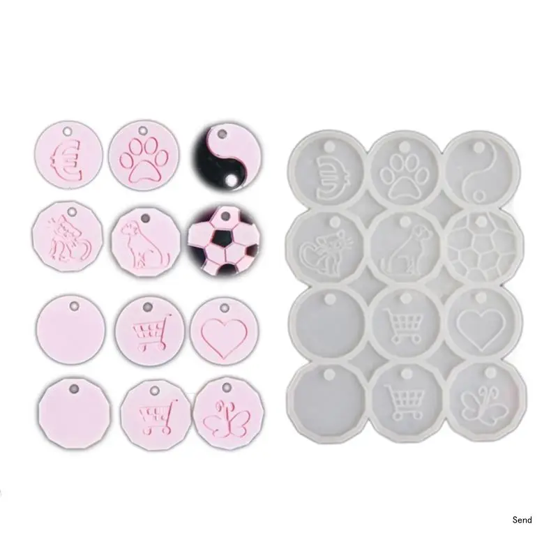 Silicone Maker for Handmade Tokens Silicone Mold Set for Jewelry Enthusiasts