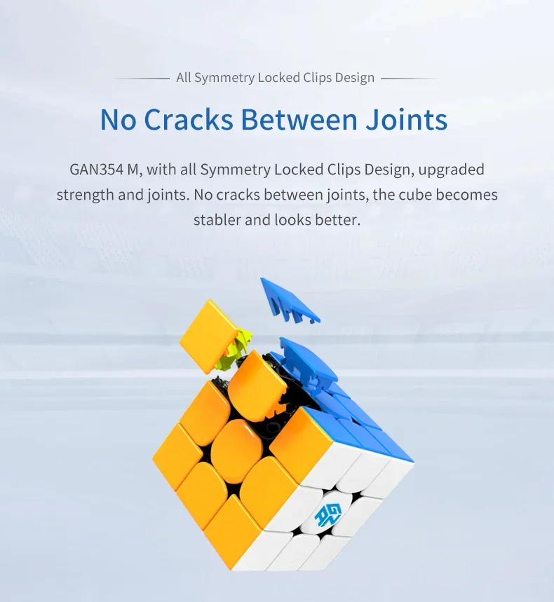 [Ecube] gan im m v2 ، لغز مغناطيسي ، مكعب سحري 3x3x3 ، لعبة سرعة احترافية للأطفال