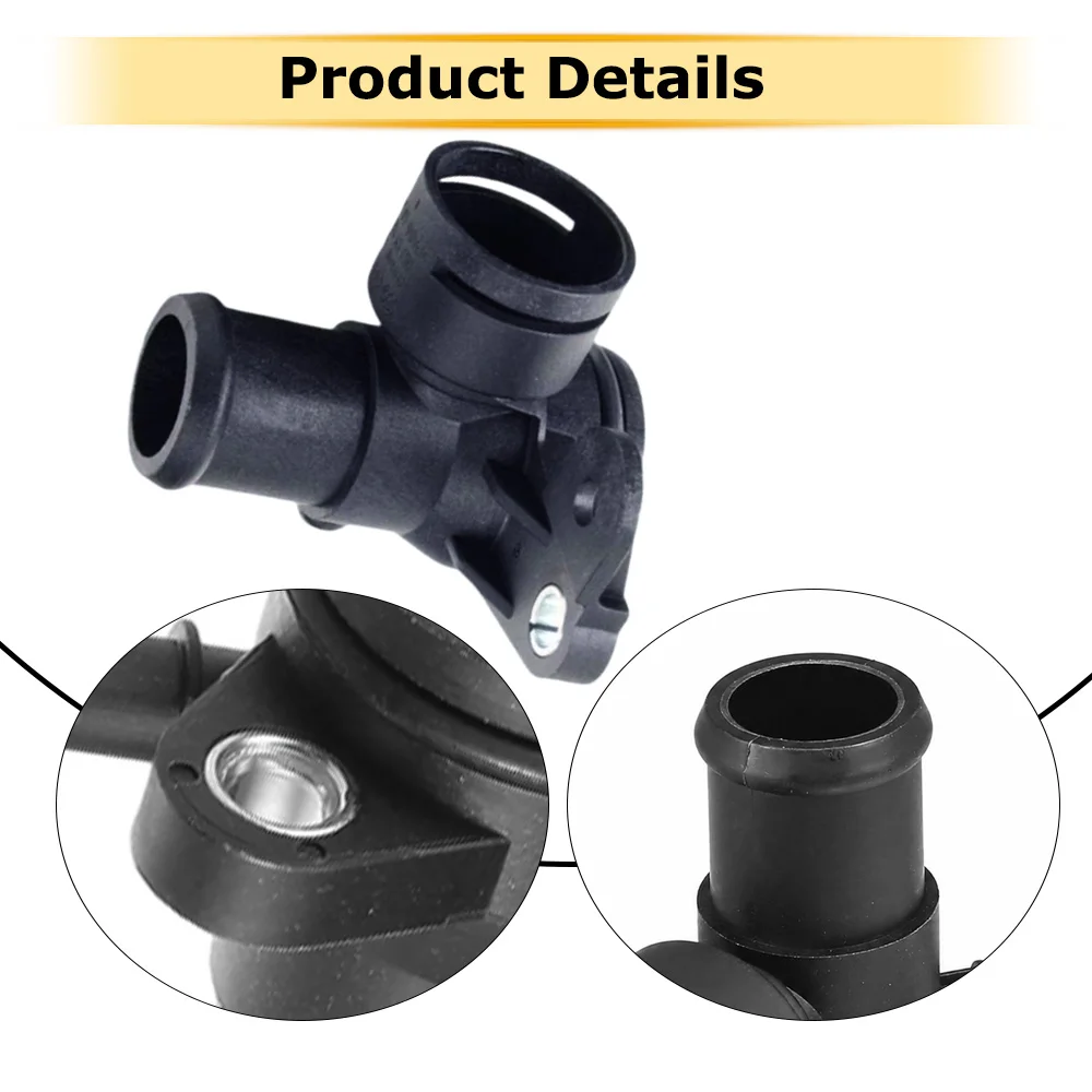 Car Plastic Engine Coolant Outlet Flange 06J121132G For Audi Q3 2.0L A/T For Volkswagen Beetle GTI Jetta Passat Tiguan