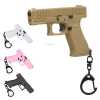 Mini G45 Shape Keychain Portable Decorations Tactical Pistol Shape Keychain Hunting Gun Weapon Realistic Model Keyring Toy