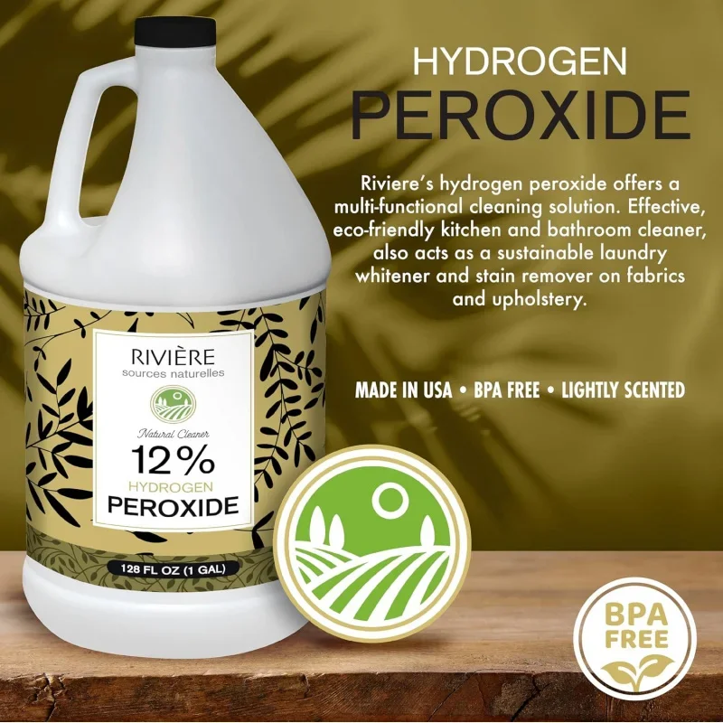 12% Hydrogen Peroxide, 4 Gallons