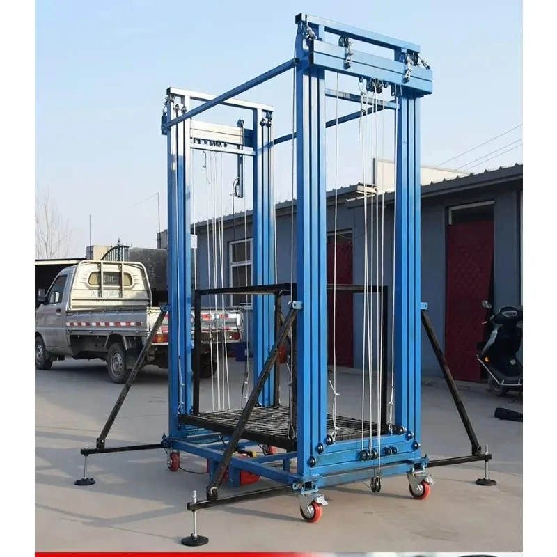 

High-quality Electric Scaffolding Elevator Remote Control Safety Lifting Platform 300-500 Kg for Hotels, Homes, and Factories.