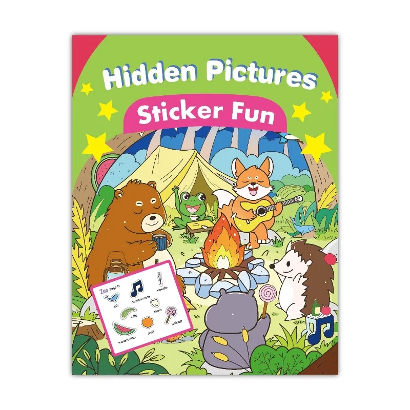 Zabawki Poszukiwania Książeczki do kolorowania Książeczka sensoryczna Trening myślenia dla dzieci Zabawa w poszukiwanie Układanka Prezent