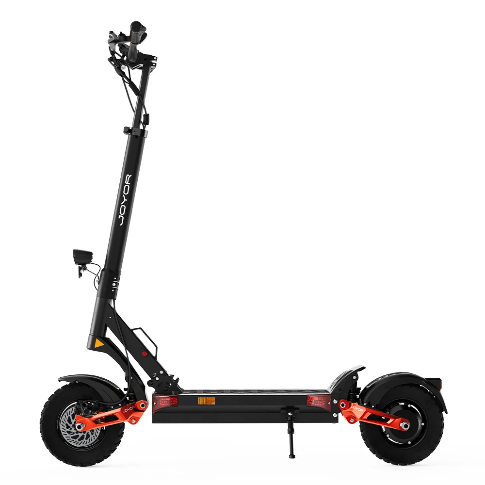 Image of JOYOR T10 60V 18Ah Elektroroller mit Doppelmotor 500W, klappbar, 10-Zoll-Offroad-Reifen, hydraulische Bremsen, 30-75 km Reichweite