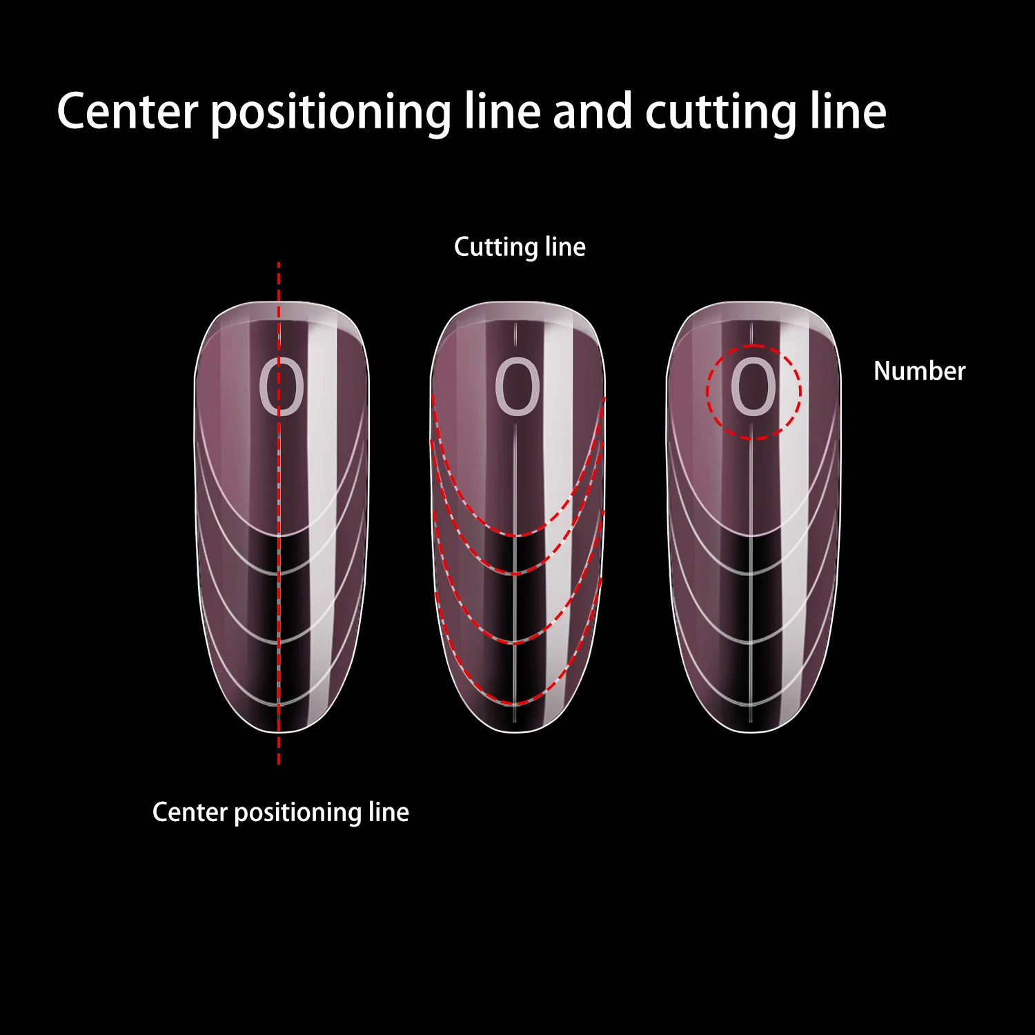 แบบเล็บปลอมอะคริลิคทรงรีสีชมพูใส 150 ชิ้น สำหรับต่อเล็บแบบฝรั่งเศส ใช้กับเจลยูวี สร้างเล็บได้รวดเร็ว