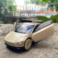 Simulation 1:32 Cybercab ROBOTAXI Metal Die Cast Car Model, Desktop Decoration Ornaments, Children's Toy Cars, Boys Gifts