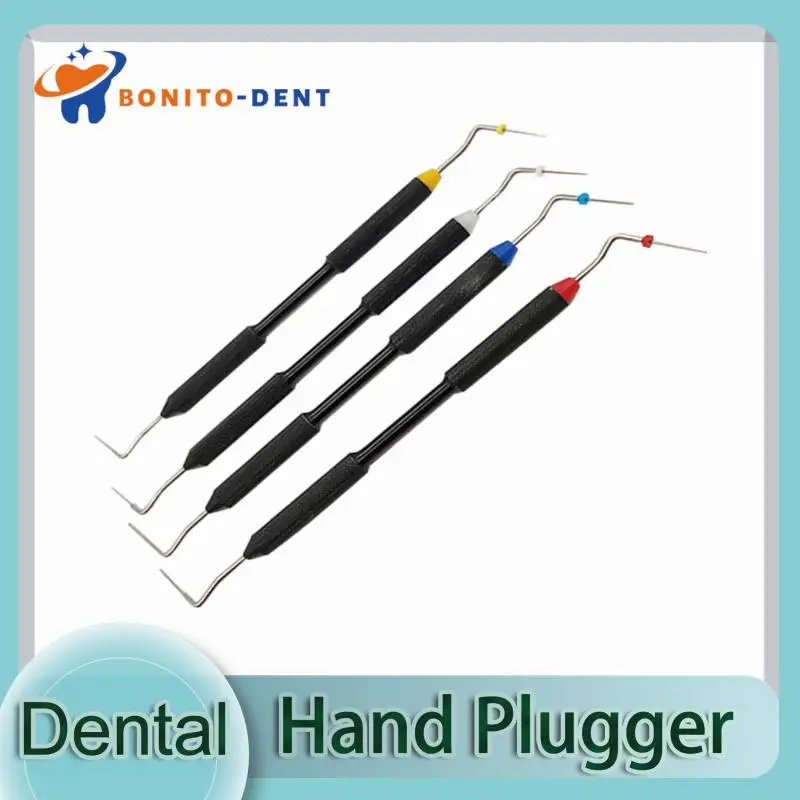 

4 Sizes Dental Instrument Endodontic Hand Plugger Nickel Titanium Tips Root Canal Filling Vertical Device