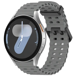 Ocean Band for Samsung Galaxy Watch 7 FE 5 6 4 Classic 5 pro 40 44mm NO Gaps Silicone Bracelet correa Galaxy Watch6 watch4 Strap
