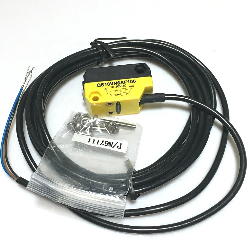 Factory price original sensing range 1to 100mm QS18VN6AF100 65500 npn photoelectric sensor banner sensors