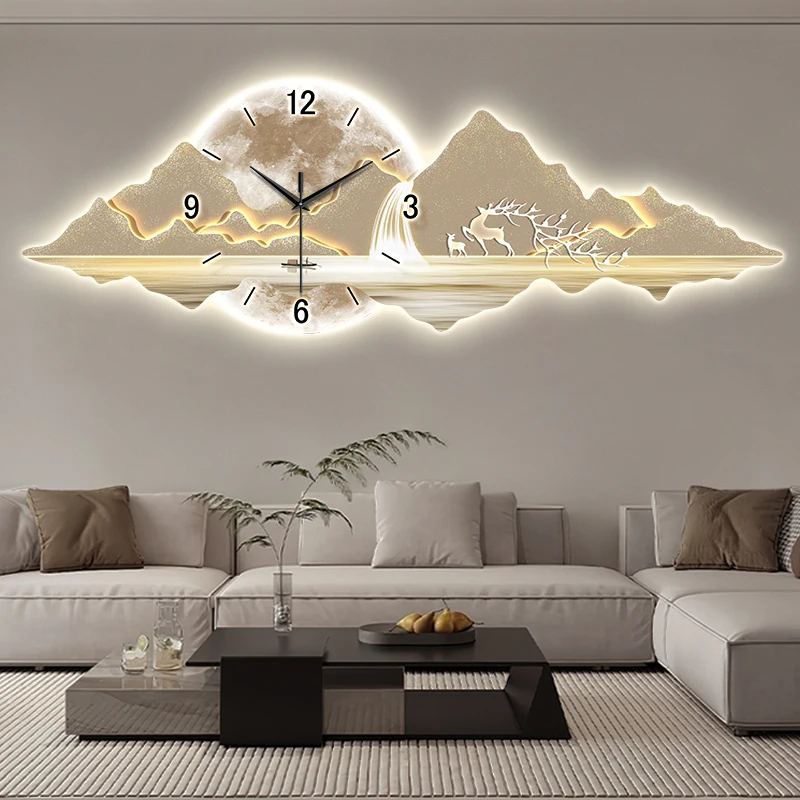 Design Luxury Wall clock Office Aesthetic Bathroom Art Items Wall clock Bedroom Room Modern Orologio Parete Home Decoration