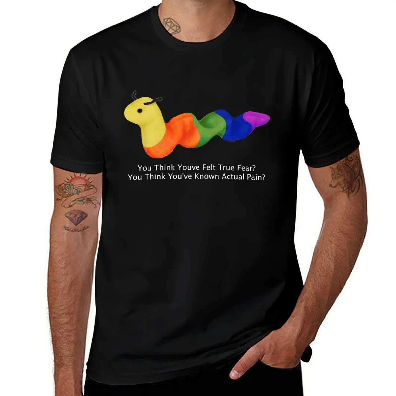 Worm (White text ver) T-Shirt Summer Festival T-Shirt