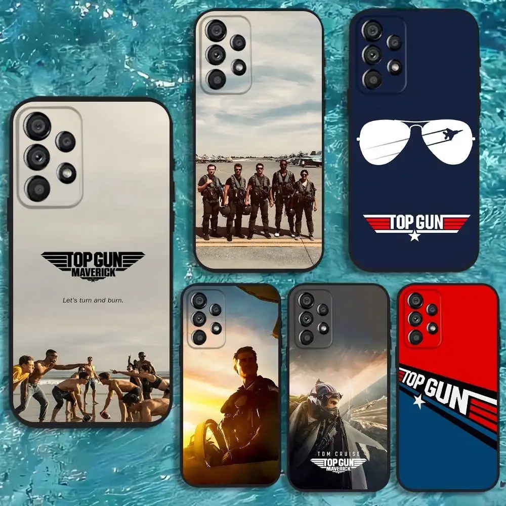 

Movie Top G-Gun Maverick Phone Case For Samsung Galaxy A20,A21s,A22,A31,A32,A52,A53,A72,73,A80 Soft Black Cover