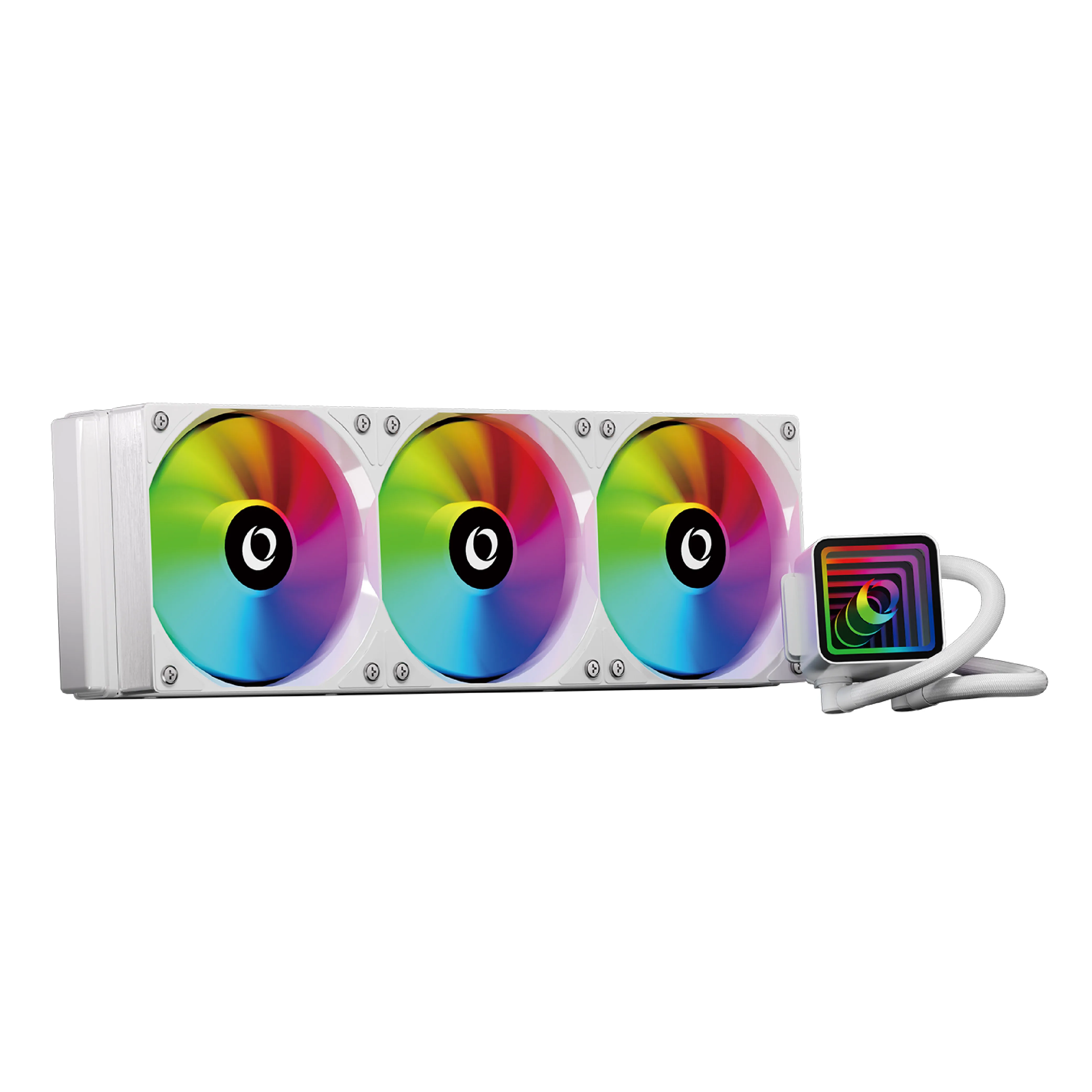 تبريد المياه وحدة المعالجة المركزية برودة 360 مللي متر ARGB مروحة مبادل حراري سائل المبرد المتكامل ل LGA 1700/115X/2011/2066/AM3 +/AM4/AMD