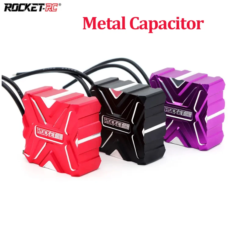 

ROCKET-RC Metal Capacitor 1500000μF Capacity 300mΩ Resistance 0~9.0V Withstanding Voltage A1 Version For 1/10 RC RV Drift Cars