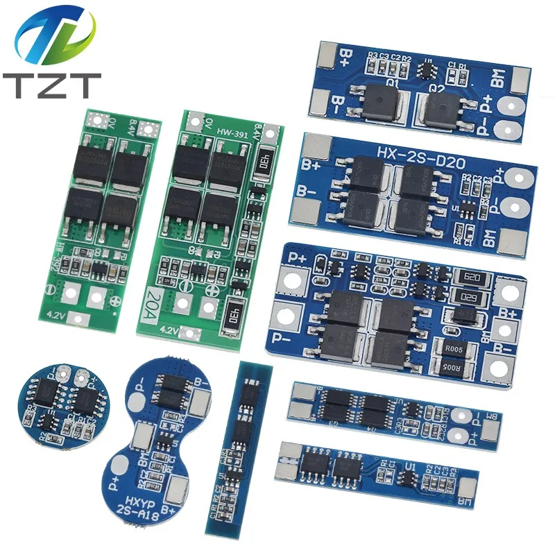 2S 3A 4A 5A 8A 10A 13A 20A 7.4V 8.4V Li-ion 18650 Lithium battery protection board / BMS board Standard / Balance