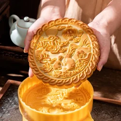 Mid-Autumn Festival large moon cake mold hand-pressed Cantonese style 1 catties 600g commercial abrasive household baking