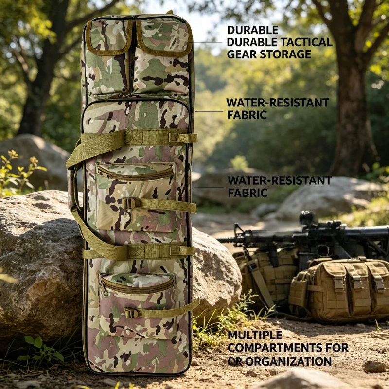 

Tactical Gun Bag Outdoor Sport Backpack Sniper Airsoft Gun Case Shooting Rifle Fishing Tool Bag Bags for Hunting Accessories