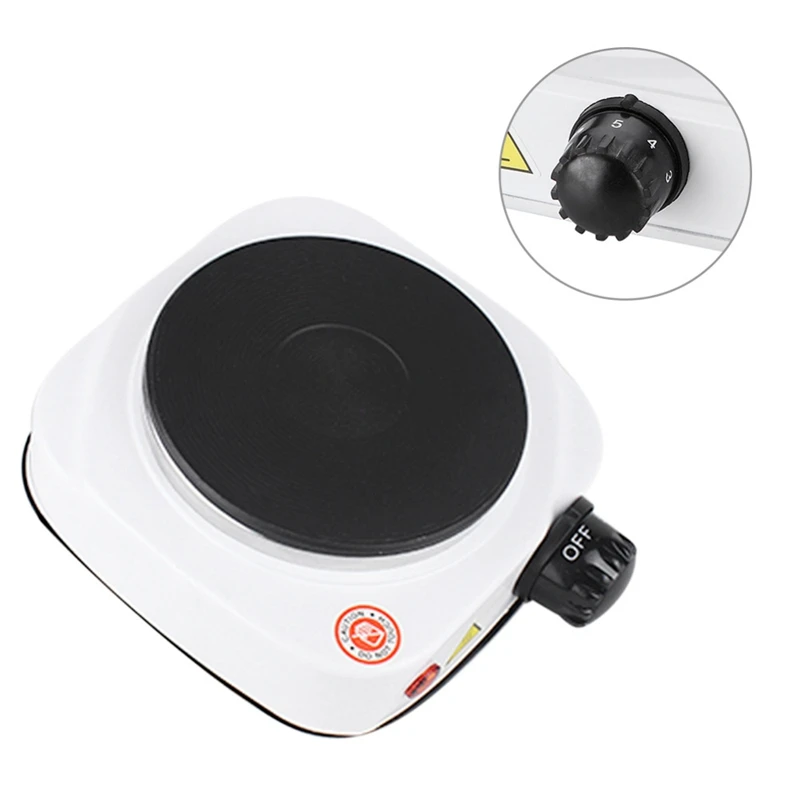 500W Mini Electric Hot Plate Stove Countertop Practical Solid Hotplate Heating Furnaces Kitchen Cooking Hotplate For Home EU Plu