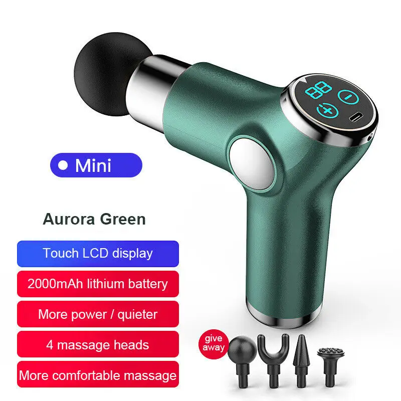 

Muscle Massage Gun Mini Massager Fascia Gun Back Massager Small Vibrator Muscle Relaxant Fitness Body Pain Relief massageador