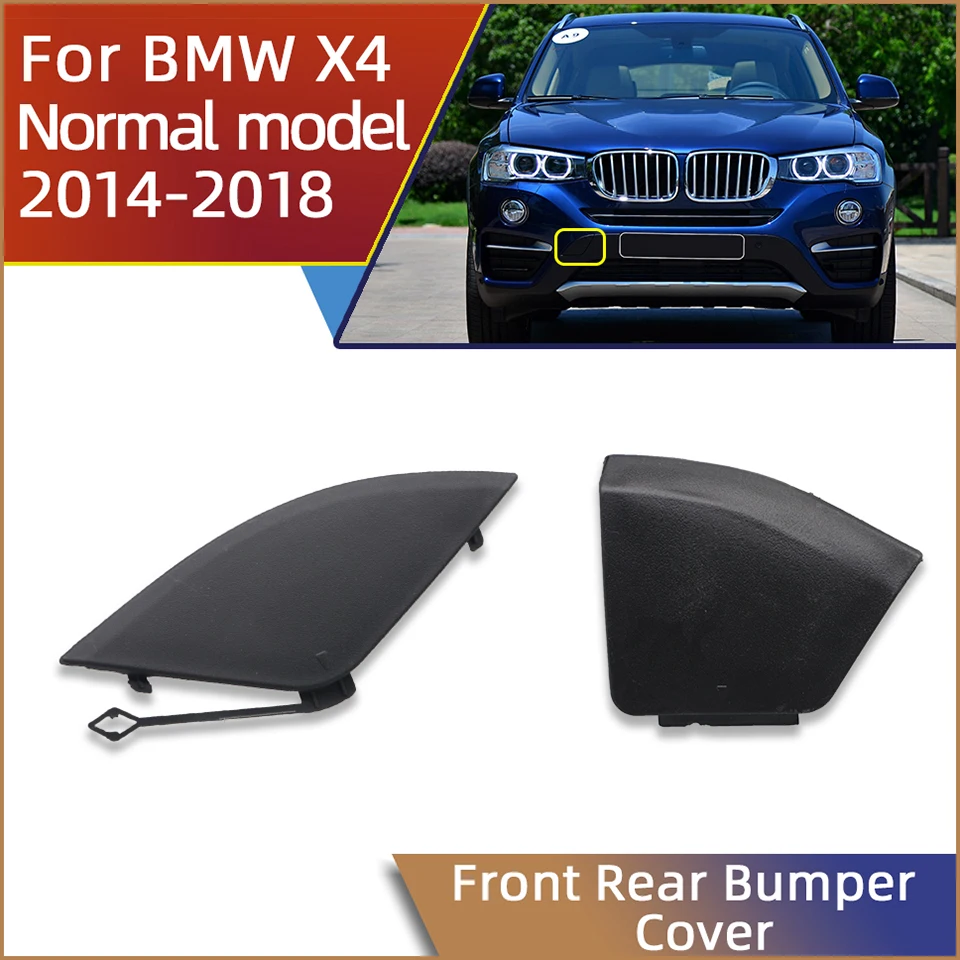 

51117338473 51127338754 For BMW X4 F26 2014 2015 2016 2017 2018 Front Rear Bumper Decoration Cap Towing Hook Cover Hauling Shell