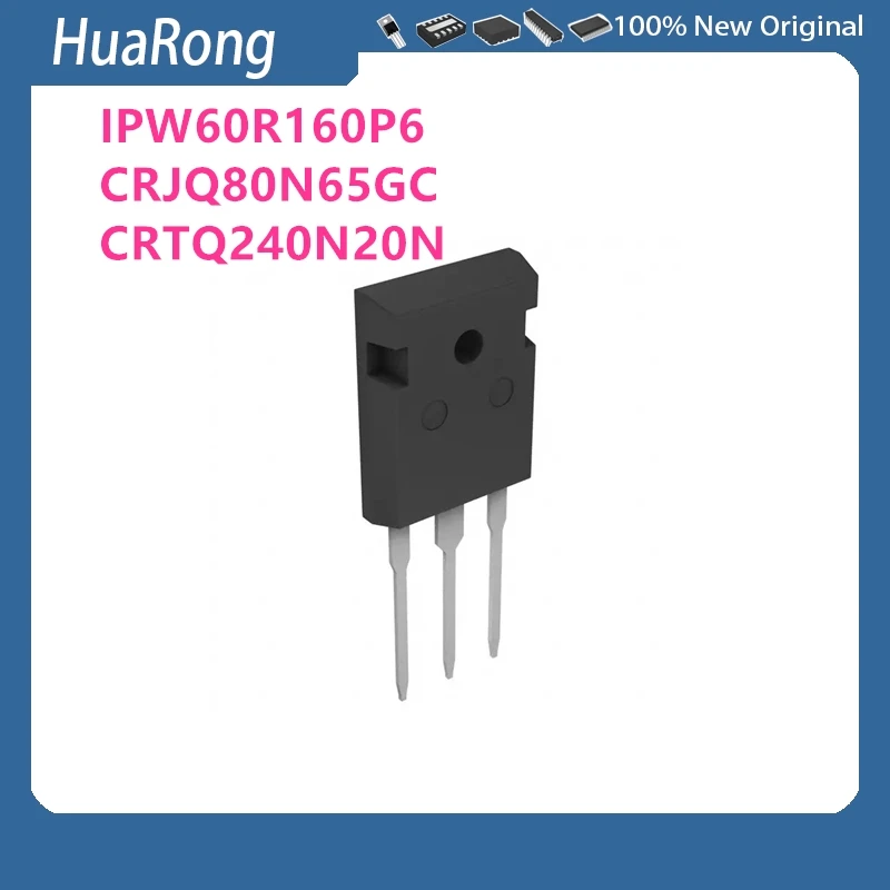 10 unids/lote IPW60R160P6 6R160P6 CRJQ80N65GC CRJQ80N65 CRTQ240N20N CRTQ240N20 TO-247