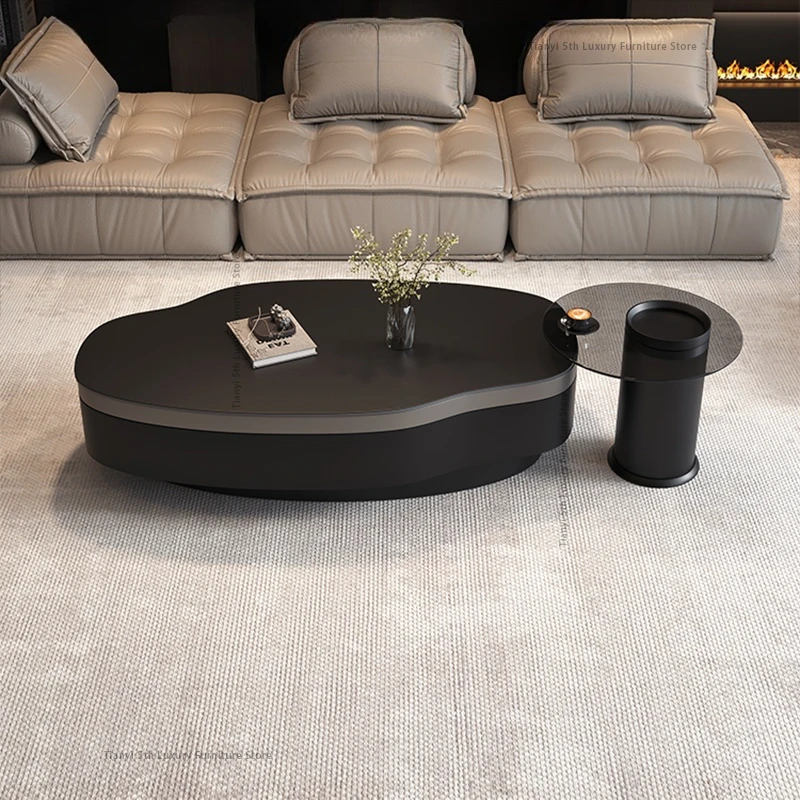 

Nordic Creative Slab Tea Table Minimalist Design Living Room Irregular Tea Table Set Home Furniture mesas de centro FYCT