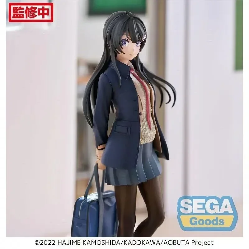 In Magazzino Originale Genuino SEGA Rascal Non Sogna Coniglietta 18 cm Sakurajima Mai Anime Figura Modello Giocattoli Collezione Regali