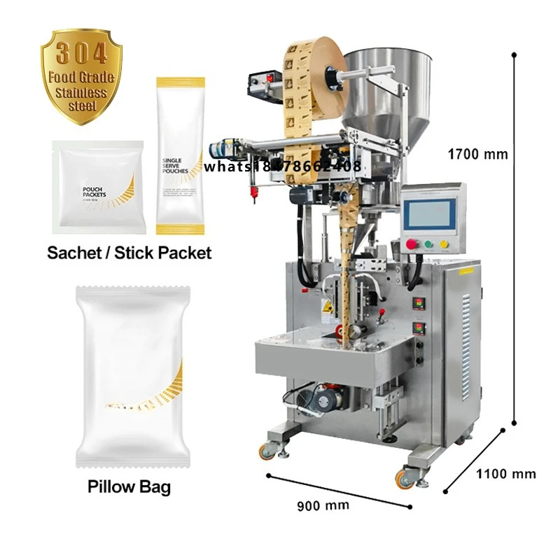 Fully Automatic Multi-function 1-100g Grannule Packing Machine for Coffee Spice Sugar Stick Sachet Packaging With Good Price