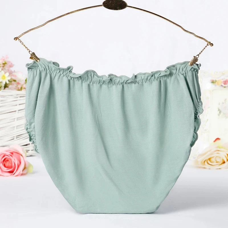 3Pcs/lot Ropa Interior Femenina Woman Underwears Plus Size 6XL Ice Silk Modal Cool Soft High Elasticity Women\'s Panties